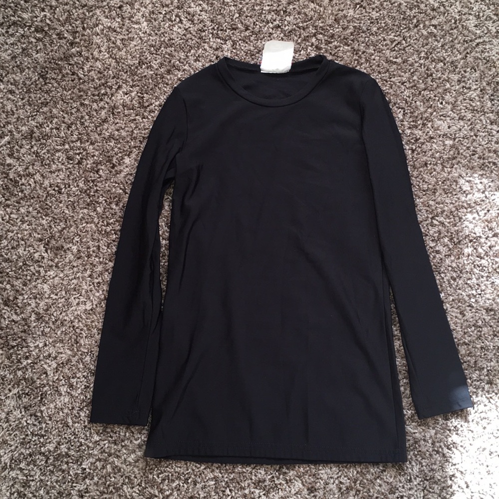NWOT Teamwork Athletic Apparel Black Sports Shirt